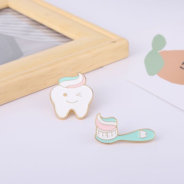 europe tooth toothbrush series clothes brooches alloy paint geometric cowboy badge pins backpack jewelry anti light buckle accessories, Gray
europe tooth toothbrush series clothes brooches alloy paint geometric cowboy badge pins backpack jewelry anti light buckle accessories, Gray