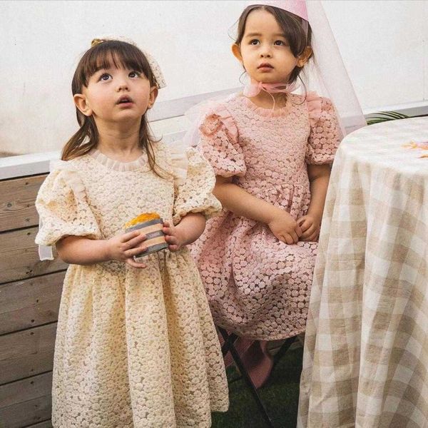 2021 korea style girls lace drfashion cotton shorts sleeve summer girls dresses x0803, Red;yellow
2021 korea style girls lace drfashion cotton shorts sleeve summer girls dresses x0803, Red;yellow