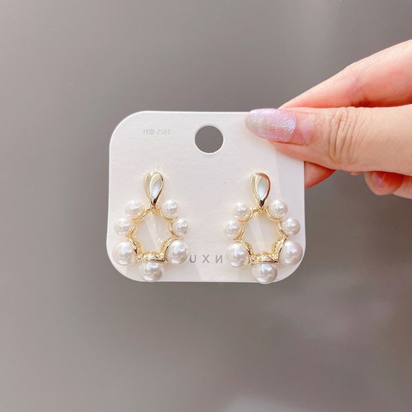 925 silver needle pearl earrings hollowed out high texture mesh red face thin and versatile ins fashion wf, Golden
925 silver needle pearl earrings hollowed out high texture mesh red face thin and versatile ins fashion wf, Golden