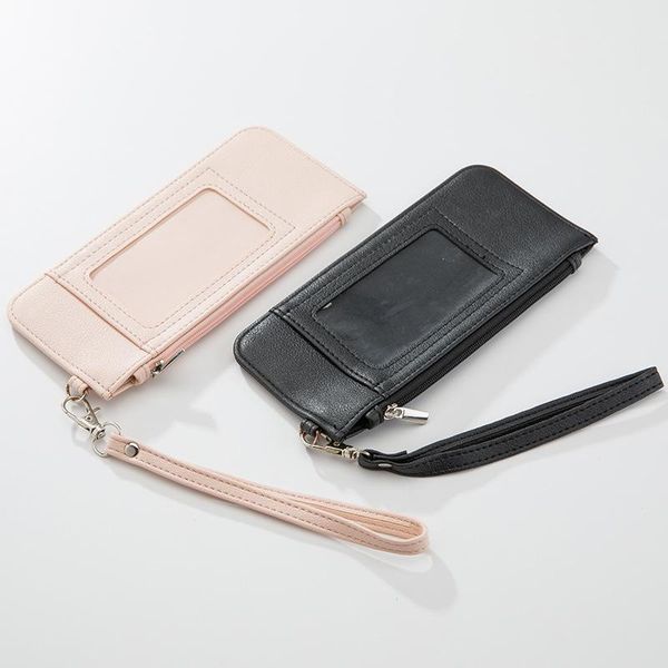 card holders kandra black pink vegan leather wristlet solts organizer slim id coins wallet women zipper purse wholesale, Brown;gray
card holders kandra black pink vegan leather wristlet solts organizer slim id coins wallet women zipper purse wholesale, Brown;gray