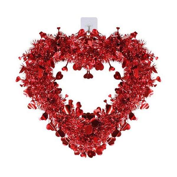 red valentine heart wreaths tinsel wreaths decorations for wedding birthday party front door wall window mantel decor
red valentine heart wreaths tinsel wreaths decorations for wedding birthday party front door wall window mantel decor