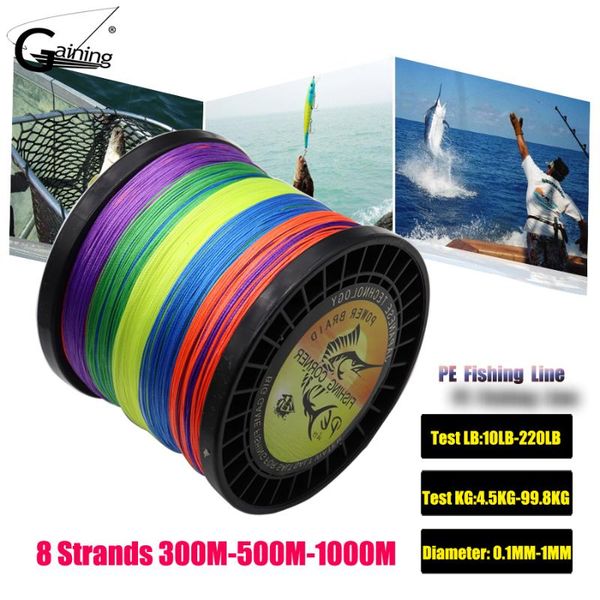 8 strands braided fishing line 300m 500m 1000m multicolor japan super strong multifilament fishing wire 10 50 80 100 160 220lb
8 strands braided fishing line 300m 500m 1000m multicolor japan super strong multifilament fishing wire 10 50 80 100 160 220lb