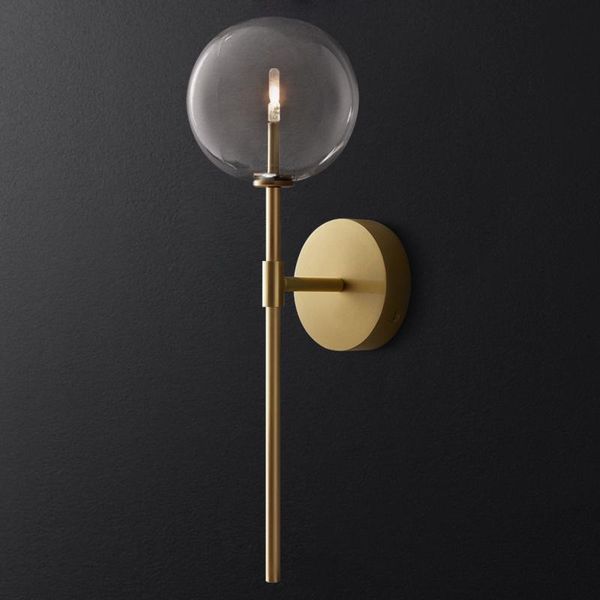 wall lamp post modern round ball long american style simple el background aisle nordic retro mirror front
wall lamp post modern round ball long american style simple el background aisle nordic retro mirror front