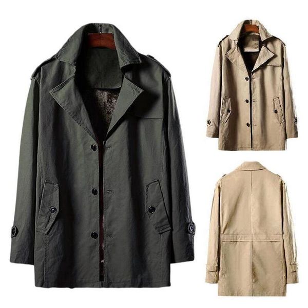 men's trench coats special offer men trenchs fashion casual cotton jacket man winter fleece windbreaker lapel mid-length oversized size, Tan;black
men's trench coats special offer men trenchs fashion casual cotton jacket man winter fleece windbreaker lapel mid-length oversized size, Tan;black
