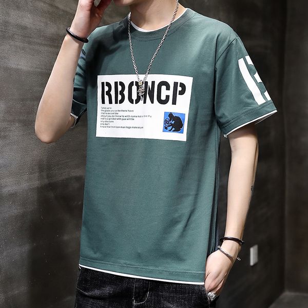 cotton short sleeve t-shirt 2021 summer korean on the clothing base shirt fashion t-shirt men's wear, Black
cotton short sleeve t-shirt 2021 summer korean on the clothing base shirt fashion t-shirt men's wear, Black