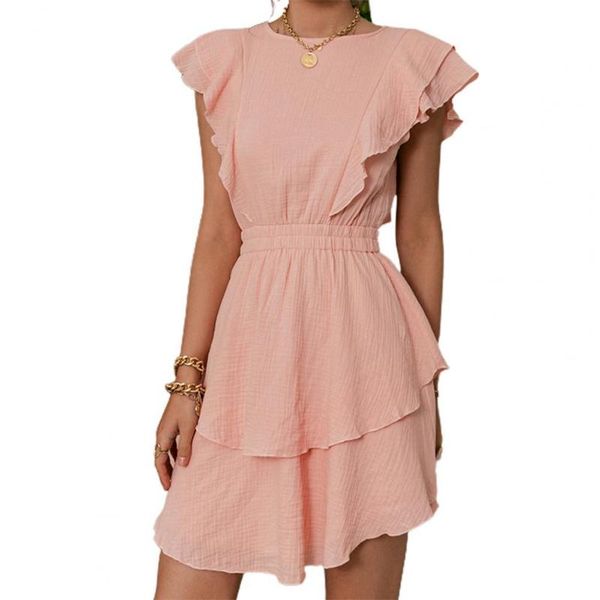 casual dresses solid color cotton female chic fashion ruffled mid-length high waist vestidos 2021 sleeveless summer women dress, Black;gray
casual dresses solid color cotton female chic fashion ruffled mid-length high waist vestidos 2021 sleeveless summer women dress, Black;gray