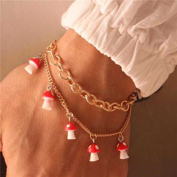 charm bracelets bohemian bracelet ladies colorful rice beads mushroom double fashion joker temperament has personality, Golden;silver
charm bracelets bohemian bracelet ladies colorful rice beads mushroom double fashion joker temperament has personality, Golden;silver