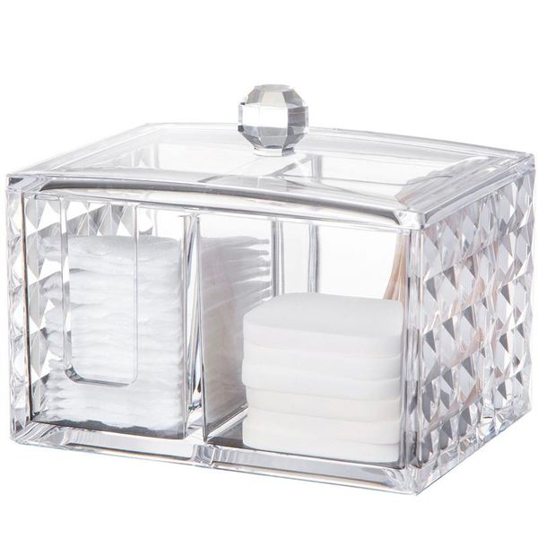 bathroom storage & organization transparent acrylic cotton swab stick boxed cosmetic box beauty portable pad finishing container
bathroom storage & organization transparent acrylic cotton swab stick boxed cosmetic box beauty portable pad finishing container