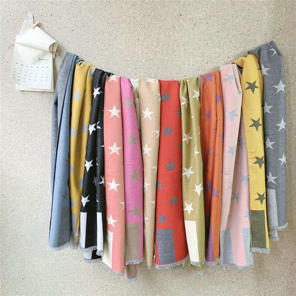 korean autumn winter double side cashmere children's scarf pentagram boys and girls long warm baby's neck new fashion, Blue;black
korean autumn winter double side cashmere children's scarf pentagram boys and girls long warm baby's neck new fashion, Blue;black