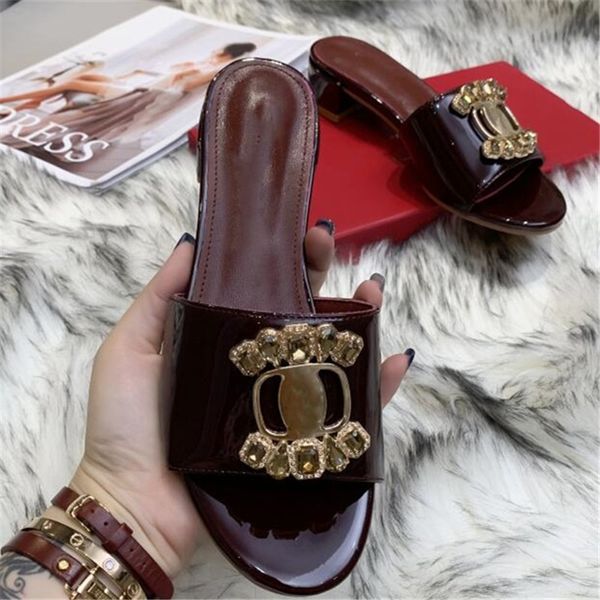 brand slippers women summer outdoors ladies open toe slides crytal flip flops shoes mid heel footwears females, Black
brand slippers women summer outdoors ladies open toe slides crytal flip flops shoes mid heel footwears females, Black