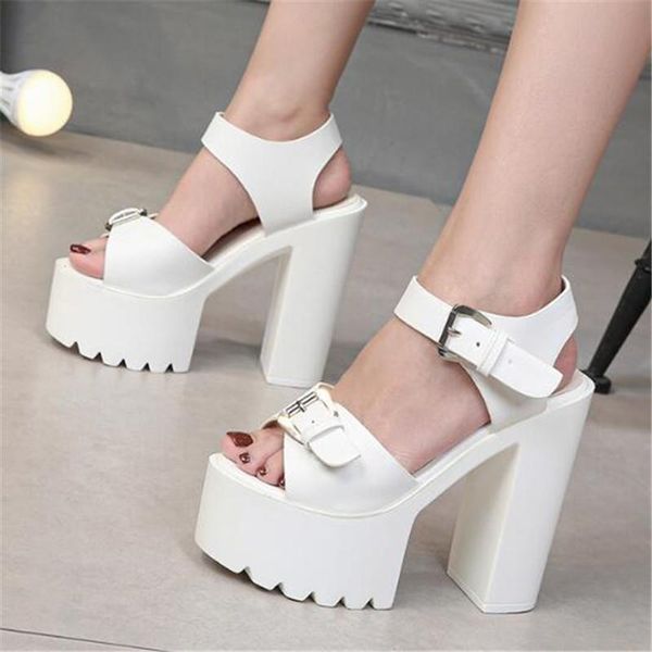 selling 2021 new summer fashion platform high platform sandals waterproof pu buckle strap 14cm thick high heels shoes woman, Black
selling 2021 new summer fashion platform high platform sandals waterproof pu buckle strap 14cm thick high heels shoes woman, Black
