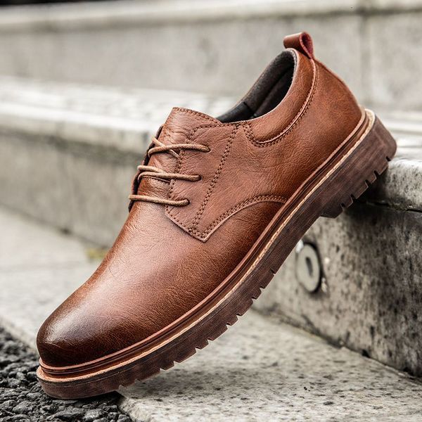 dress shoes outono e inverno nova moda masculina plutônio rendas até sapatos casuais de negócios plana fundo redondo cabeça juventu venda 8c, Black 
dress shoes outono e inverno nova moda masculina plutônio rendas até sapatos casuais de negócios plana fundo redondo cabeça juventu venda 8c, Black