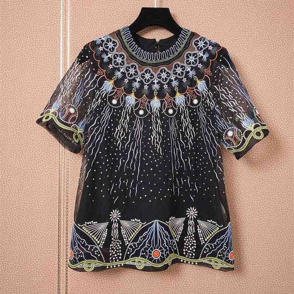 truevoker summer designer black lace women high end short sleeve luxury baroque embroidery perspective blouses 210602, White
truevoker summer designer black lace women high end short sleeve luxury baroque embroidery perspective blouses 210602, White