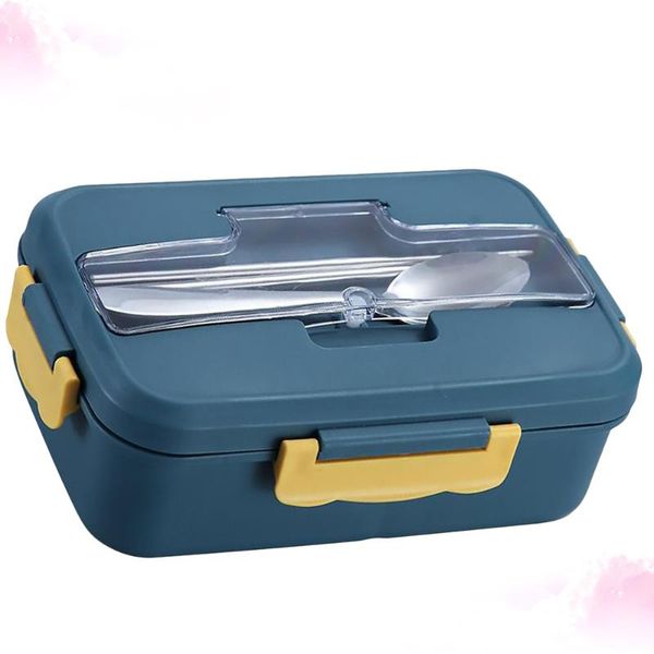 dinnerware sets bento box wheat straw compartment container portable carrier microwave heating sealing (blue)
dinnerware sets bento box wheat straw compartment container portable carrier microwave heating sealing (blue)