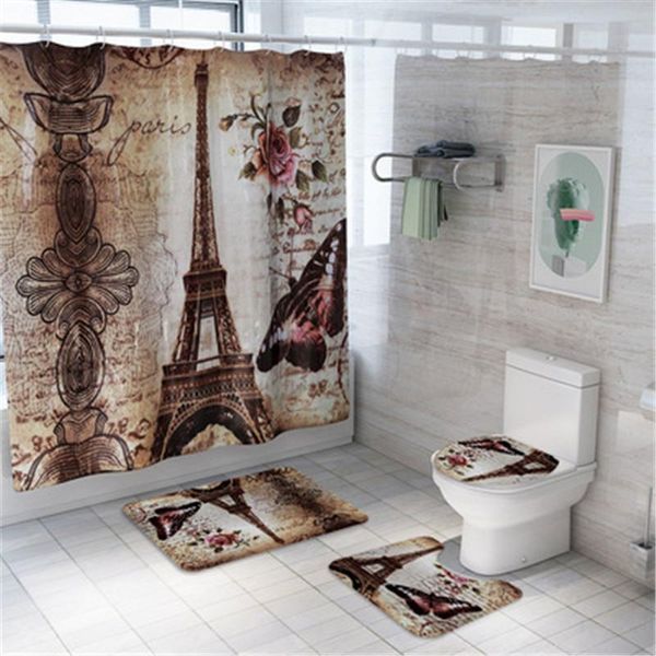 shower curtains 4pcs/set bathroom mat set anti-slip butterfly tower bath coral fleece curtain floor washable toilet rug
shower curtains 4pcs/set bathroom mat set anti-slip butterfly tower bath coral fleece curtain floor washable toilet rug