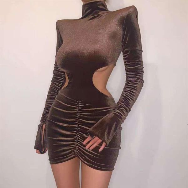 casual dresses hhdmv 2021 autumn suede sweet solid dress hollow out little chap club open turtleneck full sleeve women skinny mini, Black;gray
casual dresses hhdmv 2021 autumn suede sweet solid dress hollow out little chap club open turtleneck full sleeve women skinny mini, Black;gray