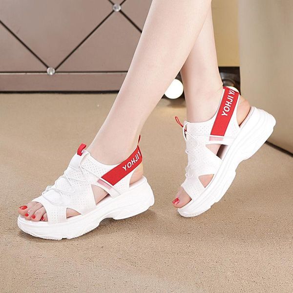 sandals fashionable open-toed sports elastic with white chunky thick-soled platform shoes 2021 summer women's 35-40, Black
sandals fashionable open-toed sports elastic with white chunky thick-soled platform shoes 2021 summer women's 35-40, Black