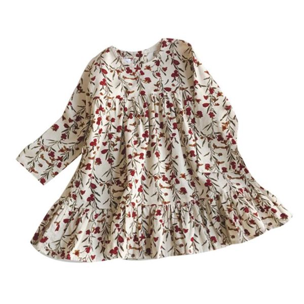 girl's dresses kids dress, girls flower print round collar long sleeve one-piece a-line dress for summer fall, beige, Red;yellow
girl's dresses kids dress, girls flower print round collar long sleeve one-piece a-line dress for summer fall, beige, Red;yellow