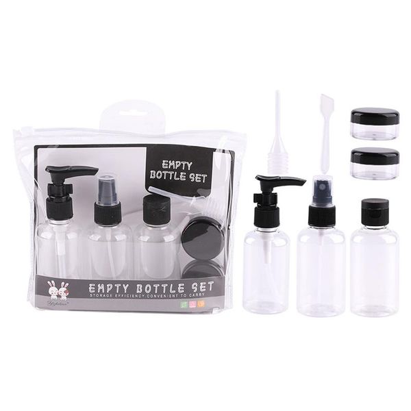7pcs/set cosmetic refillable bottles fine mist spray bottle plastic sprayer bottle travel perfume transparent bottles container
7pcs/set cosmetic refillable bottles fine mist spray bottle plastic sprayer bottle travel perfume transparent bottles container