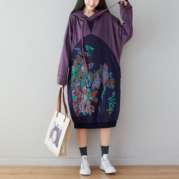 casual dresses nini wonderland 2021 autumn patchwork hooded dress women print denim vintage retro female spring loose big size, Black;gray
casual dresses nini wonderland 2021 autumn patchwork hooded dress women print denim vintage retro female spring loose big size, Black;gray
