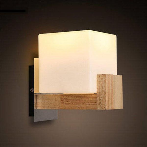 wall lamp modern led fashion cube glass light fixtures simple wood bedside sconce home lighting luminaire lamparas
wall lamp modern led fashion cube glass light fixtures simple wood bedside sconce home lighting luminaire lamparas