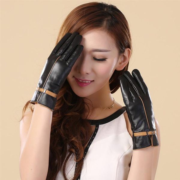 five fingers gloves women sheepskin warm black ladies autumn winter driving riding cycling touch screen mitten genuine leather fashion, Blue;gray
five fingers gloves women sheepskin warm black ladies autumn winter driving riding cycling touch screen mitten genuine leather fashion, Blue;gray