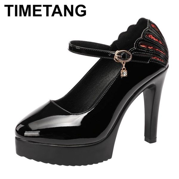 dress shoes timetang 2021 women pumps black high heels 11cm patent leather lady thick with autumn pointed toe single work
dress shoes timetang 2021 women pumps black high heels 11cm patent leather lady thick with autumn pointed toe single work