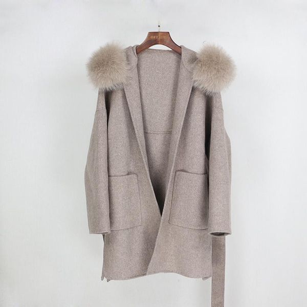 oftbuy women real fur coat winter jacket fur collar natural wool loose 2021 cashmere oversize blends outerwear fox streetwear vrooe, Black
oftbuy women real fur coat winter jacket fur collar natural wool loose 2021 cashmere oversize blends outerwear fox streetwear vrooe, Black