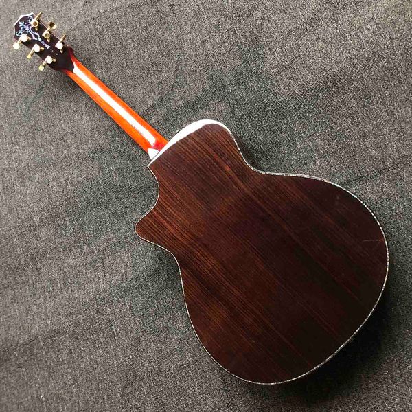 custom 40 inch aaaaa all solid koa wood abalone binding acoustic guitar with ebony fingerboard
custom 40 inch aaaaa all solid koa wood abalone binding acoustic guitar with ebony fingerboard