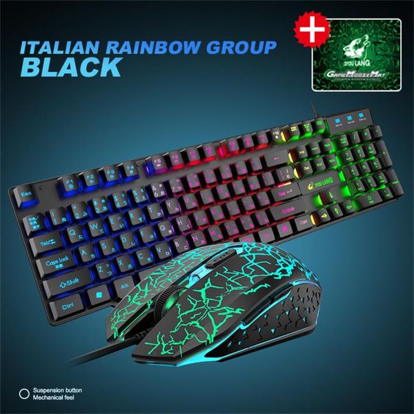 t13 rainbow backlight usb ergonomic gaming keyboard mouse set for pc lapwire keyboard mouse juego de teclado y alemán
t13 rainbow backlight usb ergonomic gaming keyboard mouse set for pc lapwire keyboard mouse juego de teclado y alemán