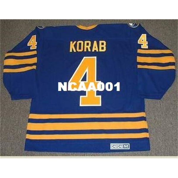 001s #4 jerry korab buffalo sabres 1978 ccm vintage hockey jersey or custom any name or number retro jersey, Black
001s #4 jerry korab buffalo sabres 1978 ccm vintage hockey jersey or custom any name or number retro jersey, Black