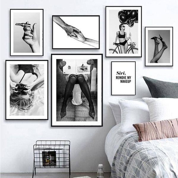 paintings canvas painting black white woman fashion wall art prints and poster nordic modern style minimalist bedroom home decor
paintings canvas painting black white woman fashion wall art prints and poster nordic modern style minimalist bedroom home decor