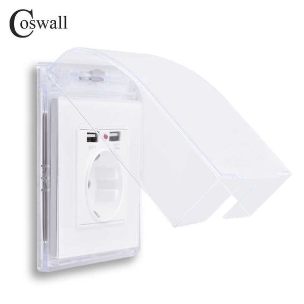 coswall 86 type waterproof dust-proof transparent box for 86*86mm size wall socket with internal installation
coswall 86 type waterproof dust-proof transparent box for 86*86mm size wall socket with internal installation