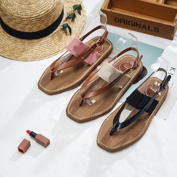 sandals european and american foreign trade female word buckle flat bottom square toe fashion flip flops roman shoe, Black
sandals european and american foreign trade female word buckle flat bottom square toe fashion flip flops roman shoe, Black