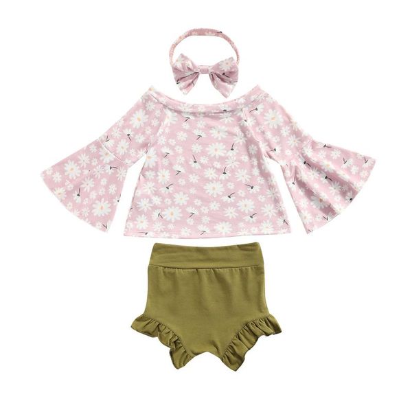 clothing sets 2pcs toddler summer tracksuit, girls floral off-shoulder butterfly sleeve blouse + frilly shorts headband, 6 months to 3 years, White
clothing sets 2pcs toddler summer tracksuit, girls floral off-shoulder butterfly sleeve blouse + frilly shorts headband, 6 months to 3 years, White