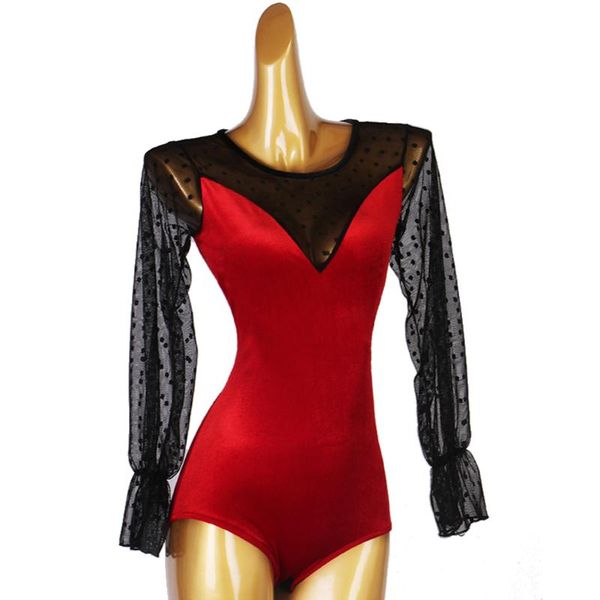 stage wear bodysuit for latin dance competition dresses waltz tango standard flamenco costume customize, Black;red
stage wear bodysuit for latin dance competition dresses waltz tango standard flamenco costume customize, Black;red