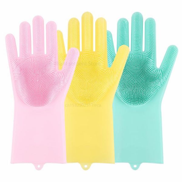 disposable gloves 1 pair magic silicone dishwashing scrubber sponge rubber scrub dish washing household kitchen cleaning
disposable gloves 1 pair magic silicone dishwashing scrubber sponge rubber scrub dish washing household kitchen cleaning
