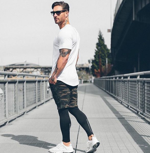 clothing sport cotton fitness t-shirt gym tshirt running shirt men jogging tee kg-276, White;black
clothing sport cotton fitness t-shirt gym tshirt running shirt men jogging tee kg-276, White;black
