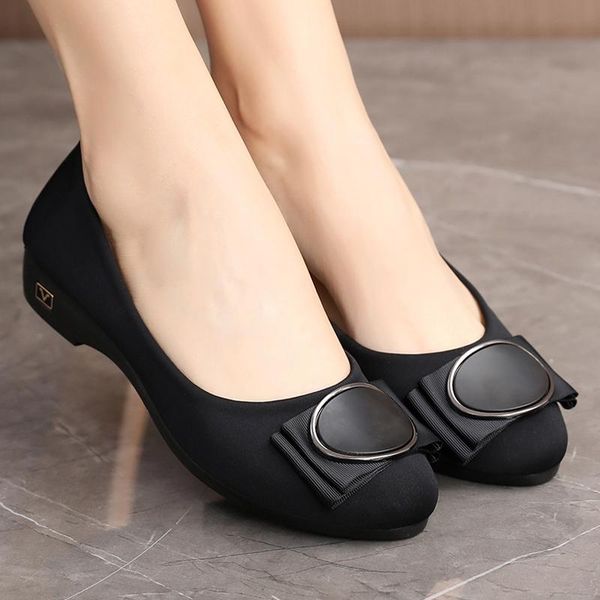 mom shoes non-slip women's flat platform woman mother shoes lace up plush warm ladies comfortable female footwear new, Black