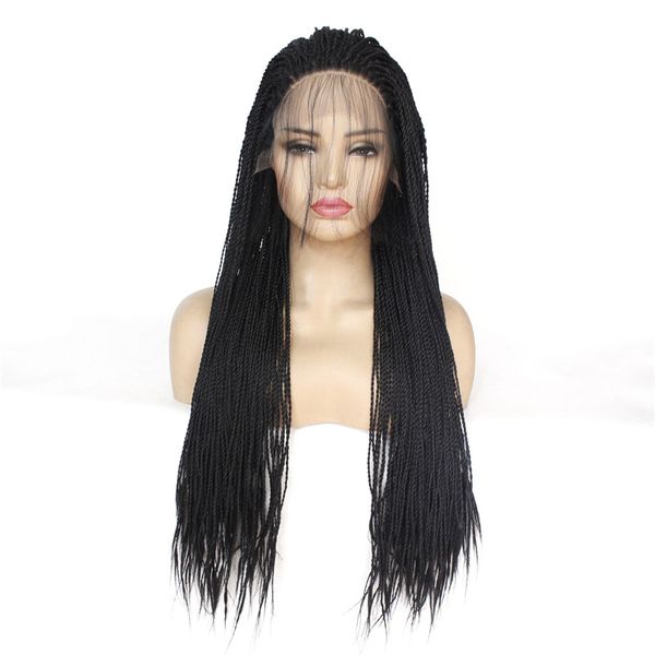 hd box braided synthetic lace front wig simulation human baby hair frontal braid wigs for black women 1973-1, Black;brown
hd box braided synthetic lace front wig simulation human baby hair frontal braid wigs for black women 1973-1, Black;brown