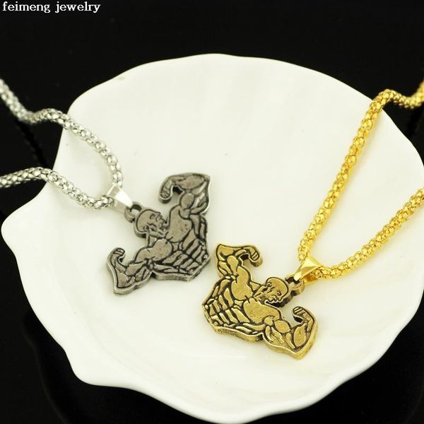 pendant necklaces wholesale fashion fitness muscle men's is a jewelry accessory for sports lovers delivery, Silver
pendant necklaces wholesale fashion fitness muscle men's is a jewelry accessory for sports lovers delivery, Silver