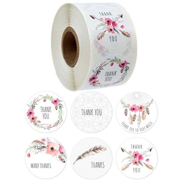 gift wrap 32cd 500pcs/roll 6 styles flower thank you stickers for christmas scrapbooking packaging seal labels stationery
gift wrap 32cd 500pcs/roll 6 styles flower thank you stickers for christmas scrapbooking packaging seal labels stationery