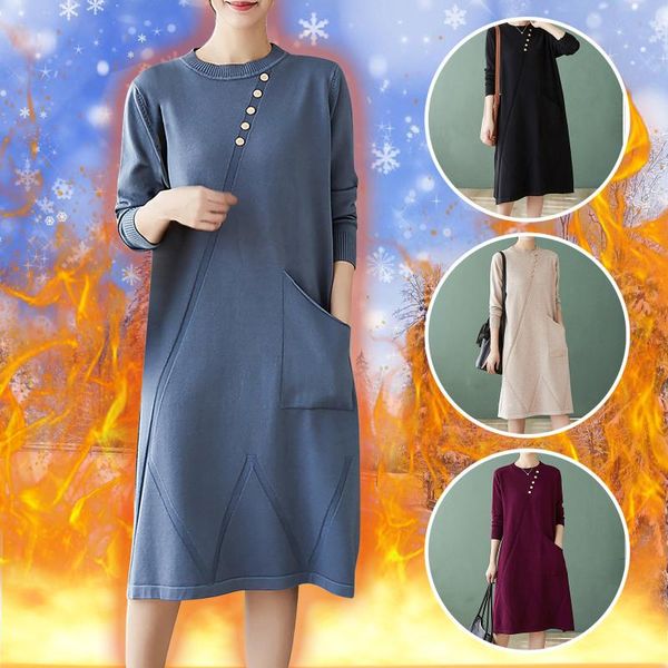 casual dresses fashion women solid turtle neck winter autume warm knit sweater long dress slim streetwear pullovers knitted sweaters, Black;gray
casual dresses fashion women solid turtle neck winter autume warm knit sweater long dress slim streetwear pullovers knitted sweaters, Black;gray