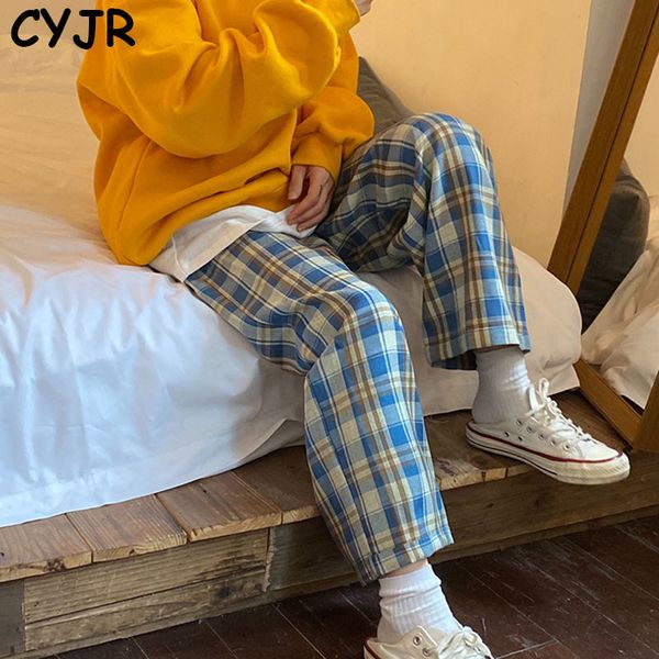 2021 fall leg drop for korean women's high-waisted style plaid pants oversize harajuku 9e2u, Black;white
2021 fall leg drop for korean women's high-waisted style plaid pants oversize harajuku 9e2u, Black;white