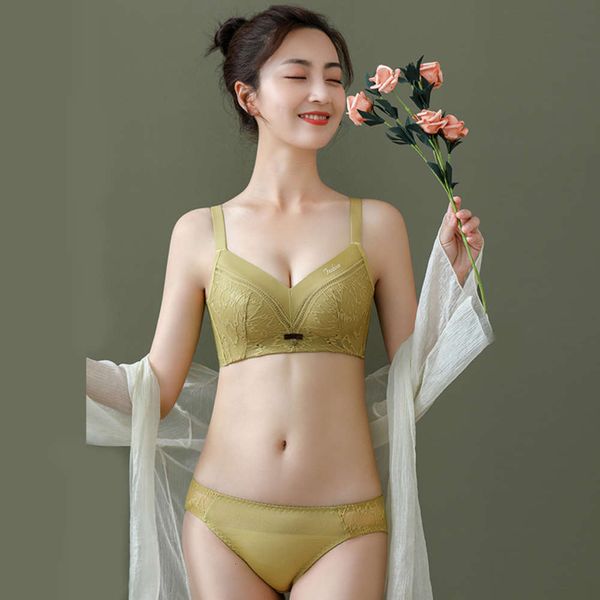 autumn and winter new chest gathered underwear set cotton cup breathable comfortable small fresh wind traceless bra, Red;black
autumn and winter new chest gathered underwear set cotton cup breathable comfortable small fresh wind traceless bra, Red;black