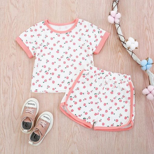 clothing sets 2021 summer born baby girl short sleeve print cotton t-shirt shorts pant bottom 2pcs outfits set, White
clothing sets 2021 summer born baby girl short sleeve print cotton t-shirt shorts pant bottom 2pcs outfits set, White