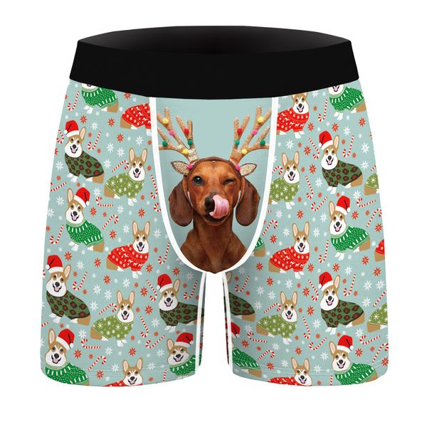 christmas dog printed men's funnny boxers underpants x-mas boy friend gift mid-rise graphic underwear #069, Black;white
christmas dog printed men's funnny boxers underpants x-mas boy friend gift mid-rise graphic underwear #069, Black;white