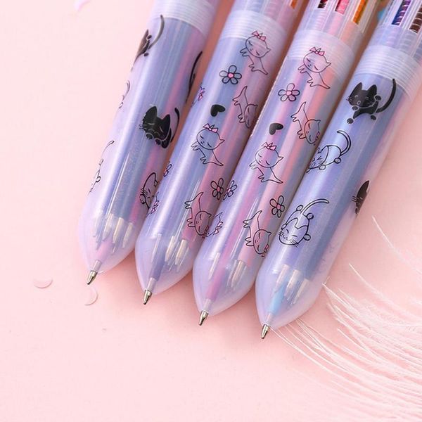 ballpoint pens 10 color flash drilling cat pen creative stationery ten-color office multicolor for writing o8y5, Blue;orange
ballpoint pens 10 color flash drilling cat pen creative stationery ten-color office multicolor for writing o8y5, Blue;orange