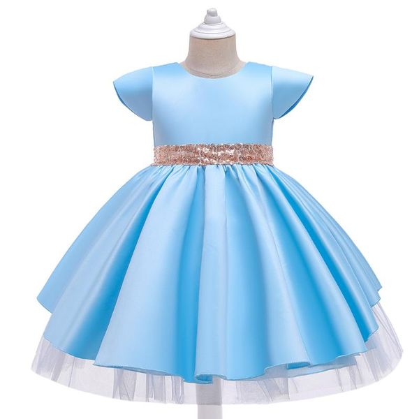 girl's dresses girls birthday party wedding ball gown satin princess dress 4-10 years flower girl blue prom clothing bow, Red;yellow
girl's dresses girls birthday party wedding ball gown satin princess dress 4-10 years flower girl blue prom clothing bow, Red;yellow