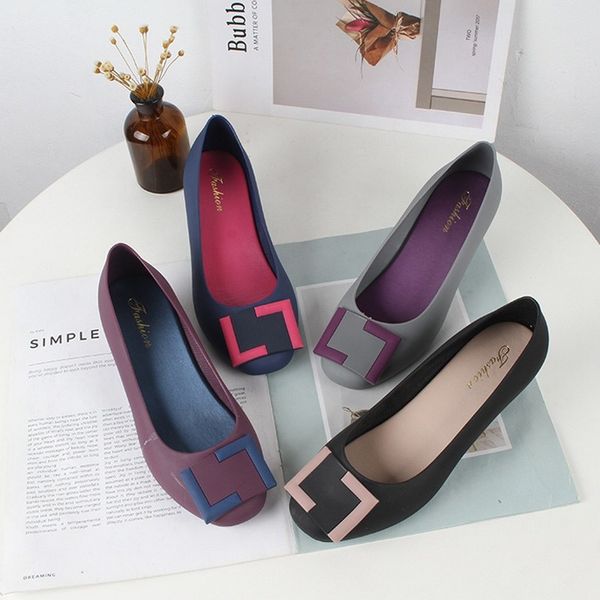 2020 fashion casual jelly shoes womens sandals slope heel toe square buckle waterproof non-slip comfortable casual shoes, Black
2020 fashion casual jelly shoes womens sandals slope heel toe square buckle waterproof non-slip comfortable casual shoes, Black